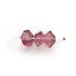 3x6mm Disc (hole size 1.2mm), Dark Amethyst