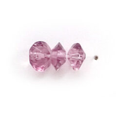 3x6mm Disc (hole size 1.2mm), Light Amethyst