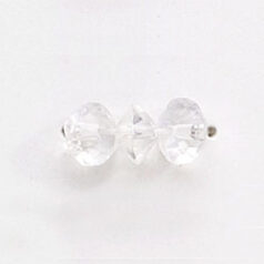 3x6mm Disc (hole size 1.2mm), Crystal AB