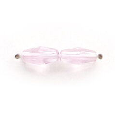8x4mm Faceted Oval (hole size: 1mm),  Rosaline