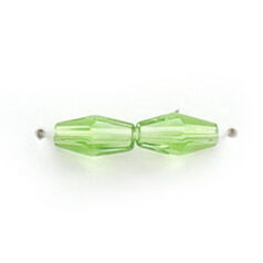 8x4mm Faceted Oval (hole size: 1mm), Peridot