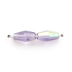 8x4mm Faceted Oval (hole size:0.7mm), Tanzanite AB