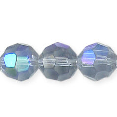 10mm faceted round (hole size: 1.1mm), Alexandrite AB