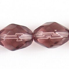 13x10mm faceted oval (hole size 1.3mm), Alexandrite, 