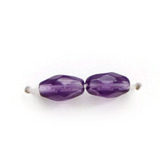 7x4mm Faceted Oval (hole size:1.2mm), Tanzanite
