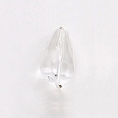 8x6mm Faceted Drop (hole size:1.3mm) - Crystal