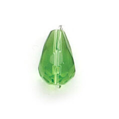 8x6mm Faceted Drop (hole size:1.3mm) - Peridot