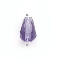 8x6mm Faceted Drop (hole size:1.3mm) - Tanzanite