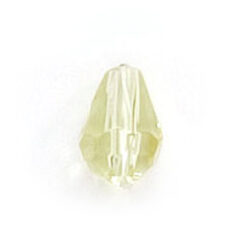 11x7mm Faceted Drop (hole size:1.3mm) - Jonquil AB
