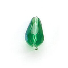 11x7mm Faceted Drop (hole size:1.3mm) - Peridot AB