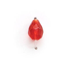 7x5mm Faceted Drop (hole size:1.3mm) - Light Siam AB