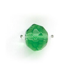 8x10mm Rondelle - Light Emerald