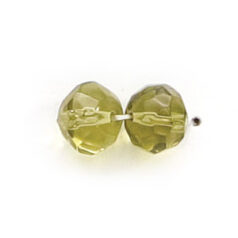6x8mm Rondelle - Olive