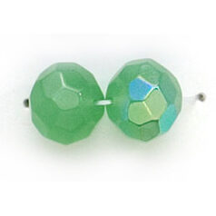 8x10mm Rondelle - Opal Green AB