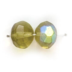 8x10mm Rondelle - Olive AB