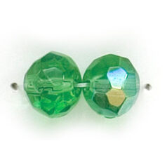 8x10mm Rondelle - Light Emerald AB