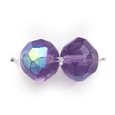 8x10mm Rondelle - Tanzanite AB