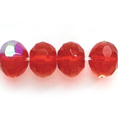 6x8mm Rondelle - Light Siam AB