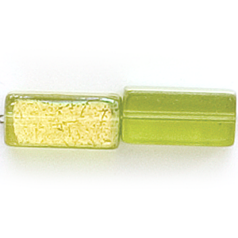 12x6x6mm Rectangle - Chartreuse AB