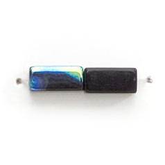 8x4x4mm Rectangle - Jet Black AB