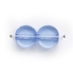 8mm Flat Disc(Thickness:3mm/Holesize:1.4mm) -  Light Sapphire