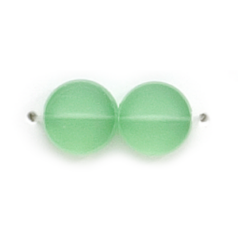 8mm Flat Disc(Thickness:3mm/Holesize:1.4mm) -  Opal Green