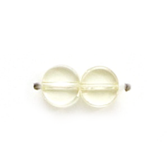 6mm Flat Disc(Thickness:3mm/Holesize:1.4mm) -Jonquil