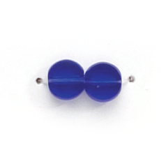 6mm Flat Disc(Thickness:3mm/Holesize:1.4mm) -Cobalt Blue