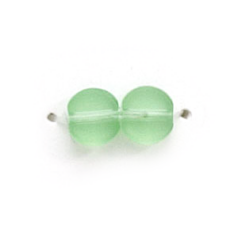 6mm Flat Disc(Thickness:3mm/Holesize:1.4mm) - Opal Green
