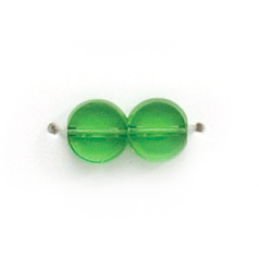 6mm Flat Disc(Thickness:3mm/Holesize:1.4mm) - Light Emerald