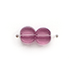 6mm Flat Disc(Thickness:3mm/Holesize:1.4mm) -Light Amethyst