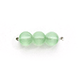 4mm Flat Disc (Thickness:1.9mm/ Holesize: 1.3mm) - Opal Green