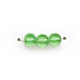 4mm Flat Disc (Thickness:1.9mm/ Holesize: 1.3mm) - Light Emerald