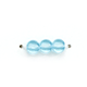 4mm Flat Disc (Thickness:1.9mm/ Holesize: 1.3mm) - Aqua