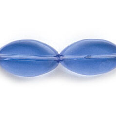 13x8mm Flat Oval(thickness:3mm/ hole size: 1.2mm) - Sapphire