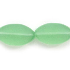 13x8mm Flat Oval(thickness:3mm/ hole size: 1.2mm) - Opal Green
