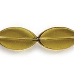 13x8mm Flat Oval(thickness:3mm/ hole size: 1.2mm) - Olive