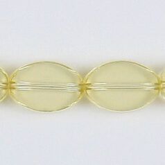 11x8mm flat oval(thickness:3mm, hole size:1.2mm) - Yellow