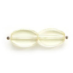 9x6mm Flat Oval (thickness:2mm/hole size:1.2mm) - Jonquil