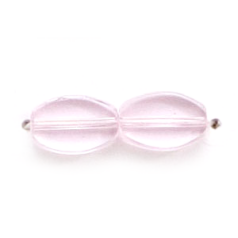 9x6mm Flat Oval (thickness:2mm/hole size:1.2mm) - Rosaline