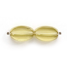 9x6mm Flat Oval (thickness:2mm/hole size:1.2mm) -  Olive