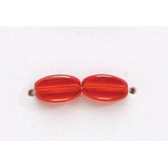 7x4mm Flat Oval (thickness:2mm/ hole size:1.4mm) -  Light Siam