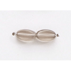 7x4mm Flat Oval (thickness:2mm/ hole size:1.4mm) - Black Diamond