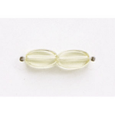 7x4mm Flat Oval (thickness:2mm/ hole size:1.4mm) - Jonquil