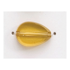12x9mm Flat Drop(thickness:3mm/ hole size:1.9mm) - CrystalLight Topaz