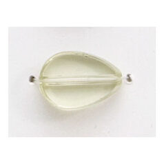 12x9mm Flat Drop(thickness:3mm/ hole size:1.9mm) - Jonquil