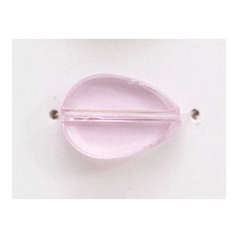 12x9mm Flat Drop(thickness:3mm/ hole size:1.9mm) - Rosaline