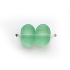 6x8 Flat Oval (thickness:2.75mm/hole size:1.5mm) - Opal Green