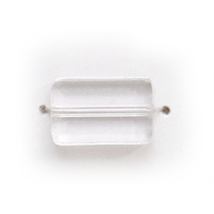 12x8x4mm Flat Rectangle - Crystal