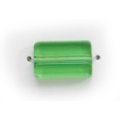 12x8x4mm Flat Rectangle - Light Emerald